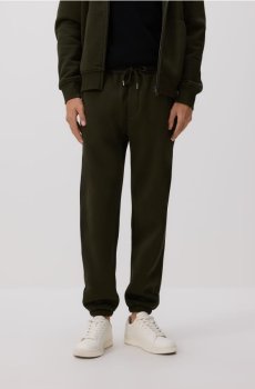 Reserved - Спортивні штани regular fit - темно-зелений - 167EF-79X