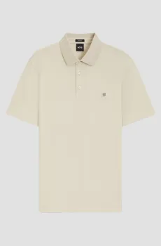 Мужское бежевое поло Бежевый L BOSS 50520297;131