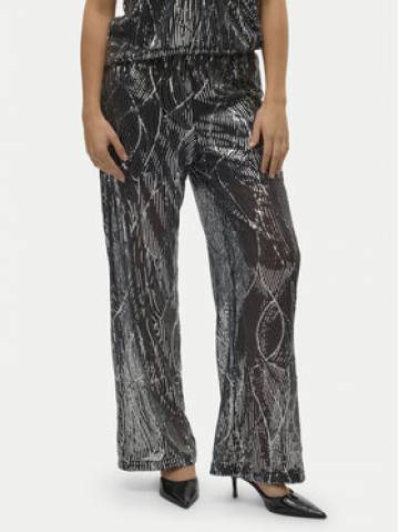 Vero Moda Штани з тканини Ellen 10319016 Чорний Straight Fit Vero Moda Штани з тканини Ellen 10319016 Чорний Straight Fit