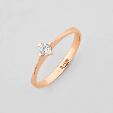 Золотое кольцо Minimal 1010100260-ч-18 18 Золотое кольцо Minimal 1010100260-ч-18 18
