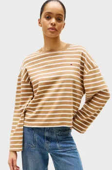 Женский лонгслив в полоску MODERN CODY Разноцветный S Tommy Hilfiger WW0WW45519
