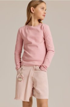 Reserved - Pusheen спідниця-шорти - пильно-рожевий - 225HN-39X