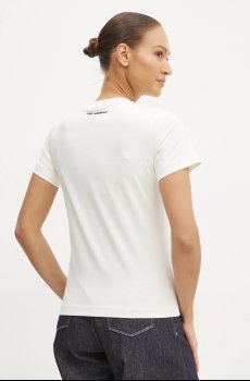 Хлопковая футболка Karl Lagerfeld IKON SKETCH