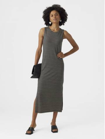 Vero Moda Літня сукня Fiona 10290338 Чорний Loose Fit Vero Moda Літня сукня Fiona 10290338 Чорний Loose Fit