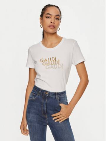 Gaudi Футболка 421BD64034 Білий Regular Fit Gaudi Футболка 421BD64034 Білий Regular Fit