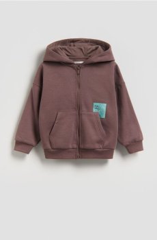 Reserved - Бавовняне худі - коричневий - 667HR-88X