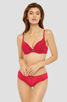 Женский красный бюстгальтер Красный 80A MARC&ANDRE S20-0515-RGM-LY