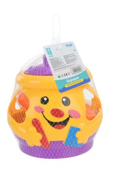 Игрушка логика-сортер Країна Іграшок Играй и учись Горшок, от 3 лет, 15*15*12 см (PL-724-18)