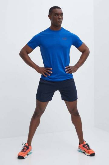 Футболка Puma мужская цвет синий однотонная 586669 Футболка Puma мужская цвет синий однотонная 586669