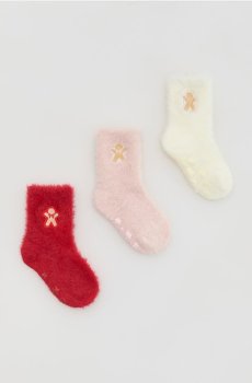 Reserved - Різдвяні шкарпетки, 3 пари - різнобарвний - 855GX-MLC