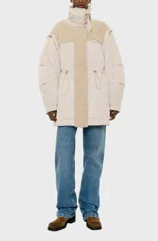 Женская бежевая куртка Бежевый S Bimba Y Lola 242BR0432.10070