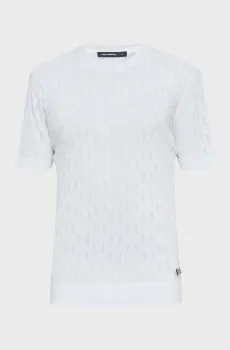 Мужской белый джемпер Белый L Karl Lagerfeld 562301.655004;10