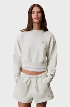 Женский белый свитшот FRENCH TERRY Белый M Calvin Klein Jeans LV047C911G