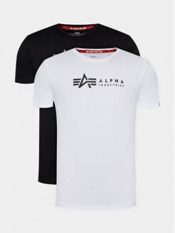 Alpha Industries Набір з 2 футболок Alpha Label T 118534 Чорний Regular Fit Alpha Industries Набір з 2 футболок Alpha Label T 118534 Чорний Regular Fit