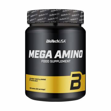 Аминокислоты BioTech USA Mega Amino, 500 таблеток Аминокислоты BioTech USA Mega Amino, 500 таблеток