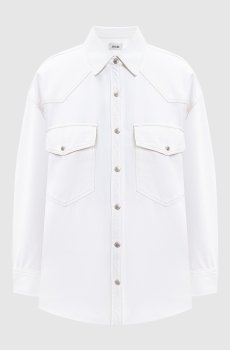 Белая джинсовая рубашка Lotta