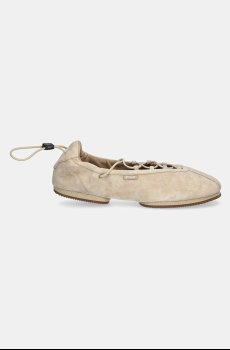Замшевые балетки Polo Ralph Lauren Ballerina Lace Up