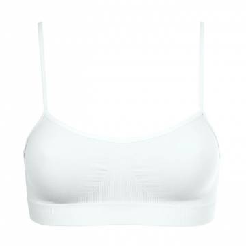 Бесшовный топ женский Giulia Cami Top на тонких бретелях, White, размер S/M Бесшовный топ женский Giulia Cami Top на тонких бретелях, White, размер S/M