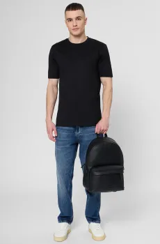 Мужская черная футболка Черный L HUGO 50542969;001