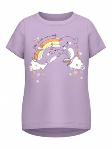 NAME IT Футболка 13217330 Фіолетовий Regular Fit NAME IT Футболка 13217330 Фіолетовий Regular Fit
