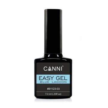 Гель для наращивания и укрепления ногтей Canni Easy Gel 03 Blue Lagoon, 7.3 мл Гель для наращивания и укрепления ногтей Canni Easy Gel 03 Blue Lagoon, 7.3 мл