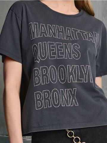 Футболка з коротким рукавом - темно-сірий Футболка з коротким рукавом - темно-сірий