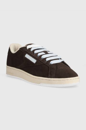 Замшевые кроссовки Reebok Club C цвет коричневый HP6471-brown Замшевые кроссовки Reebok Club C цвет коричневый HP6471-brown