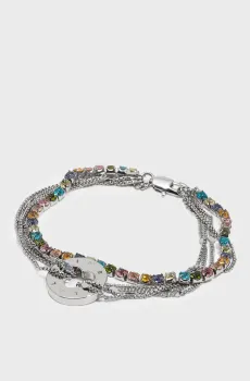 Женский серебристый браслет Серебряный ONESIZE Bimba Y Lola 252BAA321.10040