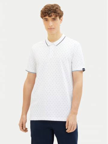 Tom Tailor Denim Поло 1040465 Білий Regular Fit Tom Tailor Denim Поло 1040465 Білий Regular Fit