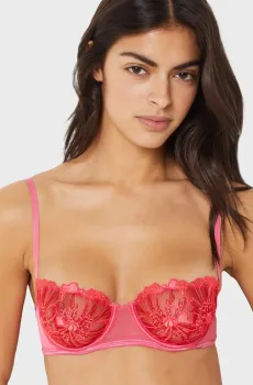 Женский розовый бюстгальтер-балконет AMARYLLIS Розовый 85D Etam 6523973