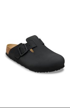 Шлепанцы из нубука Birkenstock Boston