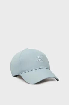 Женская голубая кепка MONOGRAM EMBROIDERY Голубой ONESIZE Calvin Klein LV04K5024G