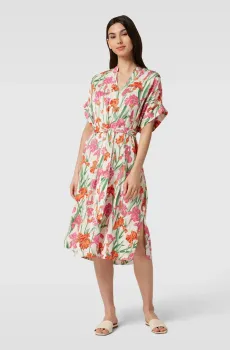 Женское белое платье с узором Белый 40 Gant 4503242