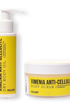 Набор для тела Hillary Ximenia Anti-Cellulite (скраб, 200 г + масло, 100 мл)
