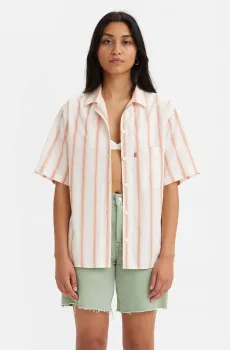 Женская белая рубашка в полоску Белый L Levi’s® A4576;0000