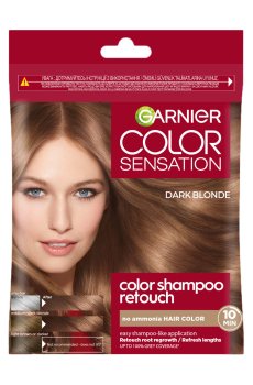 Крем-краска для волос без аммиака Garnier Color Sensation Color Shampoo Retouch 6.0 Русый, 40 мл