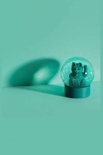 Декорация Donkey Maneki Neko Lucky Globe Green Декорация Donkey Maneki Neko Lucky Globe Green
