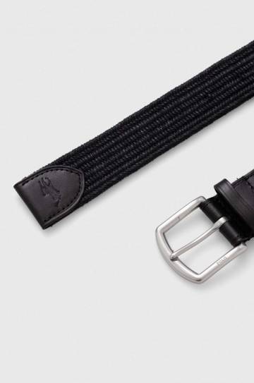 Ремень Polo Ralph Lauren мужской цвет чёрный Ремень Polo Ralph Lauren мужской цвет чёрный
