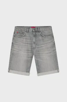 Мужские серые джинсовые шорты Серый 34 HUGO 50560391;030