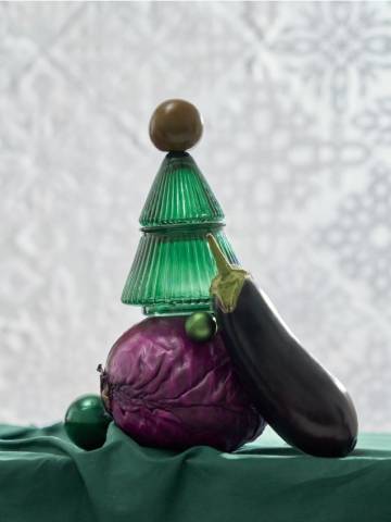 Банка з Кришкою - зелений