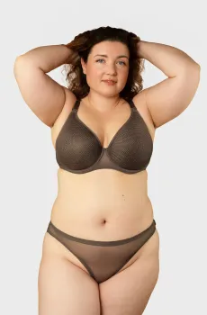 Женские темно-коричневые трусики Коричневый L brabrabra SLZ26202201