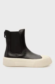 Женские черные кожаные челси Arlette Черный 37 PRPY PRFLT2425W