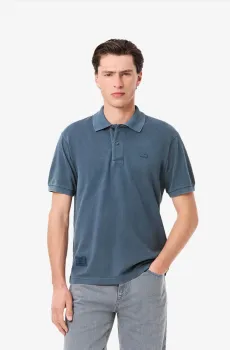 Мужское голубое поло Голубой XL Lacoste PH9868C7Z