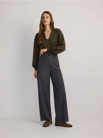 Reserved - LADIES` TROUSERS - світло-сірий - 948BU-09M Reserved - LADIES` TROUSERS - світло-сірий - 948BU-09M