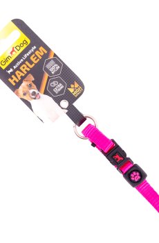 Ошейник для собак GimDog Harlem неопрен, розовый (20-30 см/10 мм)