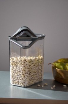 Контейнер для їжі з кришкою - clear