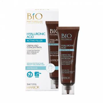 Крем-филлер для лица Phytorelax Laboratories Active Filler Hyaluronic Acid против морщин, с гиалуроновой кислотой, 30 мл Крем-филлер для лица Phytorelax Laboratories Active Filler Hyaluronic Acid против морщин, с гиалуроновой кислотой, 30 мл