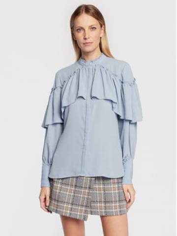 Bruuns Bazaar Сорочка Camilla Aeva BBW3173 Блакитний Regular Fit Bruuns Bazaar Сорочка Camilla Aeva BBW3173 Блакитний Regular Fit