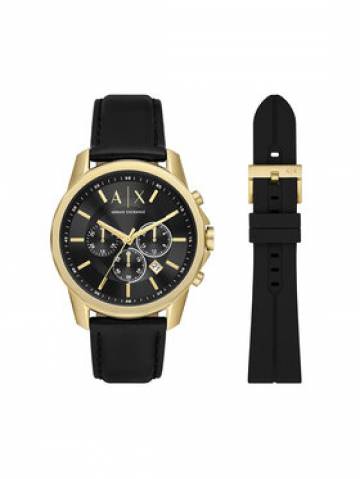 Armani Exchange Годинник Horloge AX7133SET Чорний Armani Exchange Годинник Horloge AX7133SET Чорний