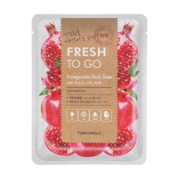 Тканевая маска для лица Tony Moly Fresh To Go Pomegranate Mask Sheet Whitening с экстрактом граната, 25 г Тканевая маска для лица Tony Moly Fresh To Go Pomegranate Mask Sheet Whitening с экстрактом граната, 25 г